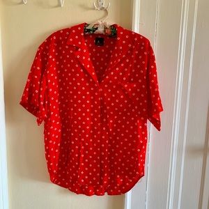 Vintage Liz Sport Shortsleeve Button Down